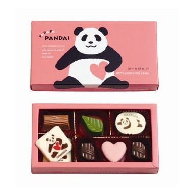 フランス屋 Papapa Panda はーとぱんだs かわいい動物チョコ集めてみた